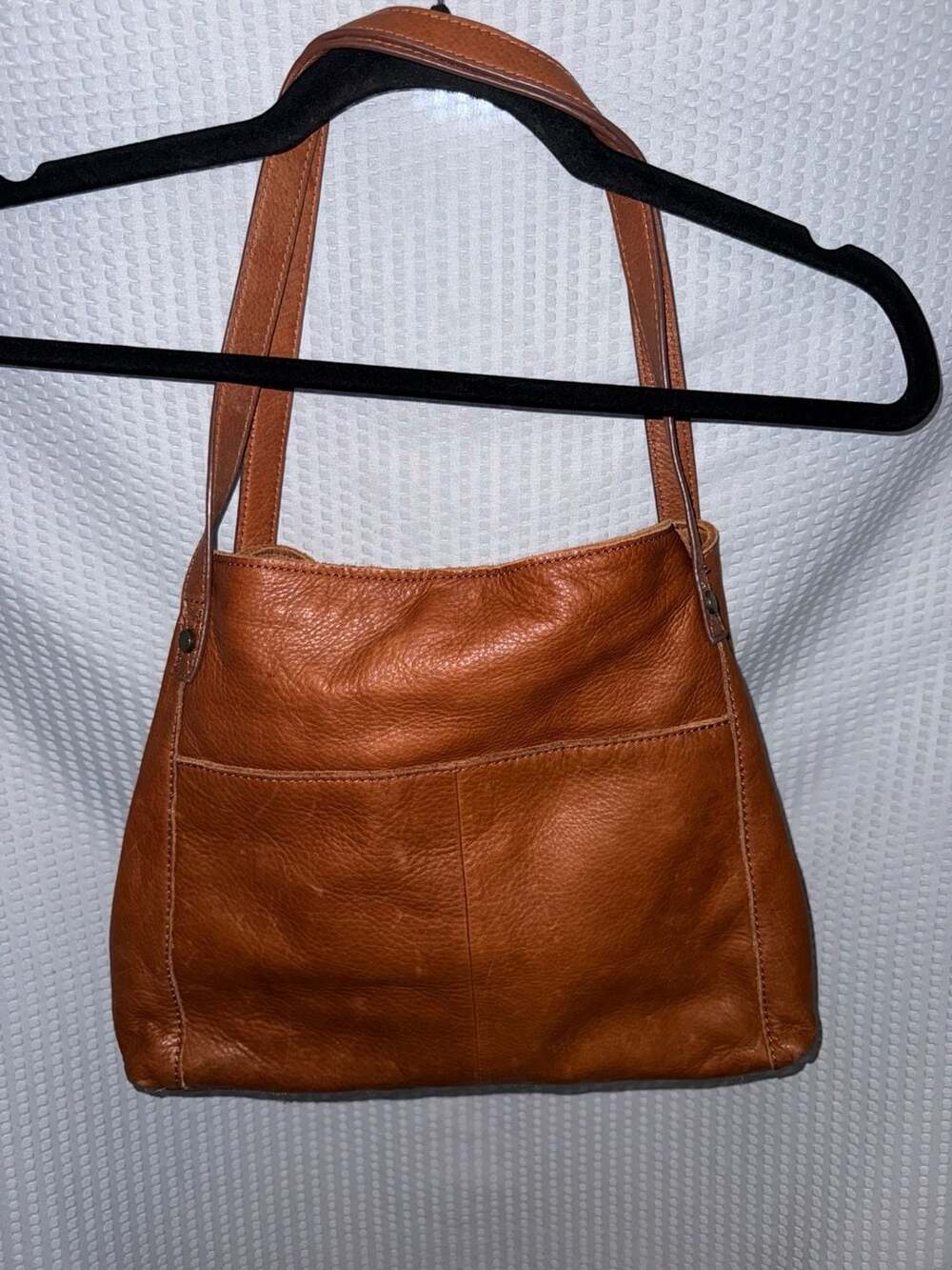 American Leather Co. Brown Leather Tote Bag - Picture 3 of 7